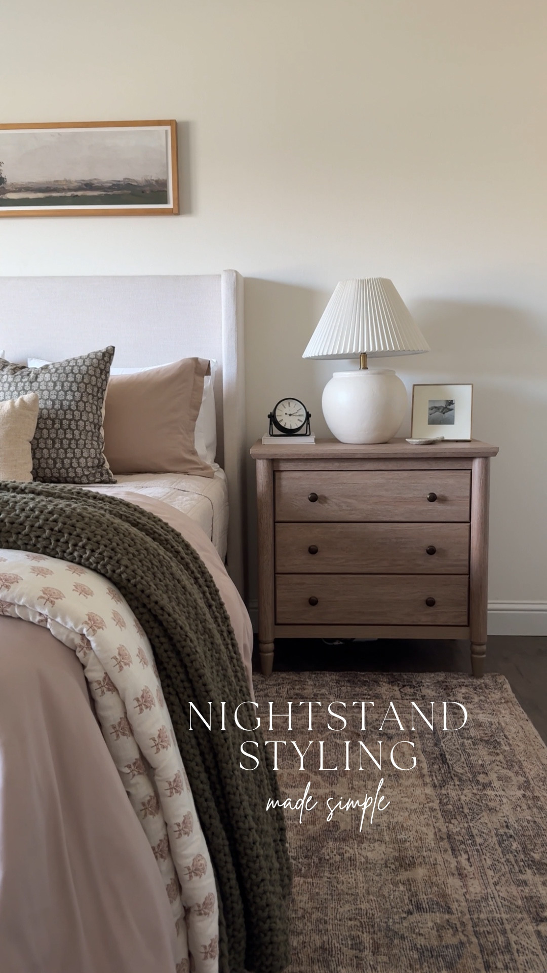 These nightstands were definitely due for a little refresh, so I kept things clean, balanced, and practical. Soft lighting, a few meaningful pieces, and just enough texture to make it feel cozy but not cluttered. The details really do matter ✨

#LTKHome