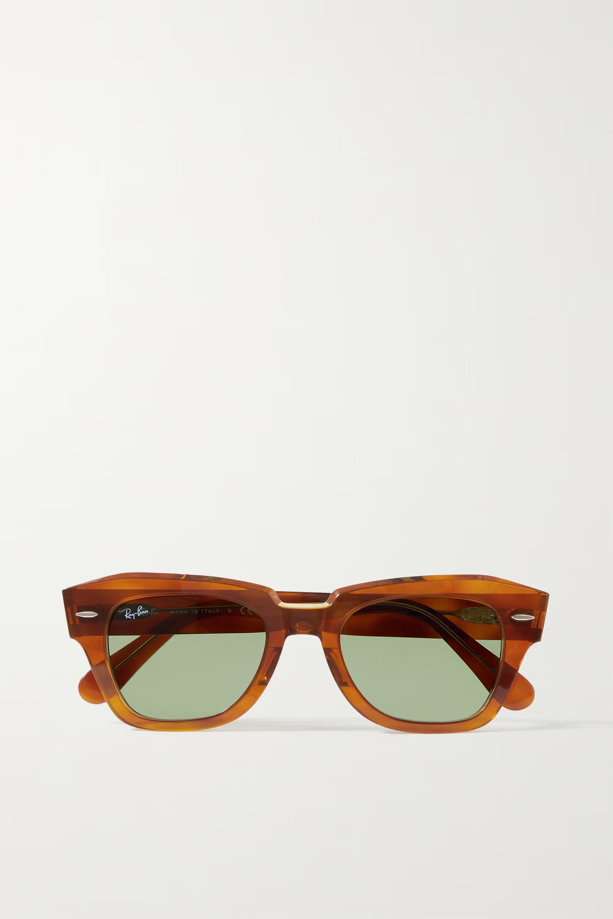 State Street square-frame tortoiseshell acetate sunglasses | NET-A-PORTER (US)