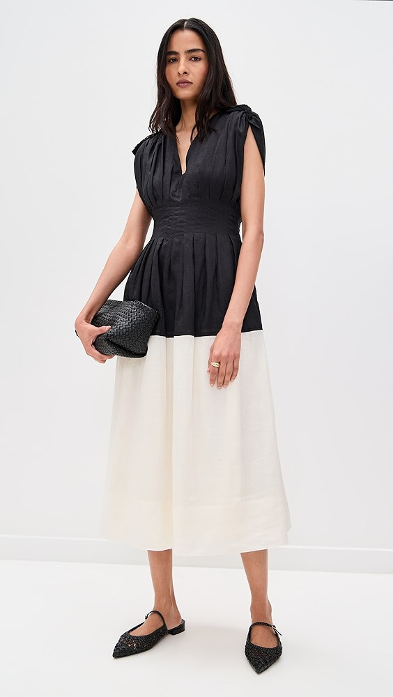 Nicola Ramie Tank Midi Dress | Shopbop