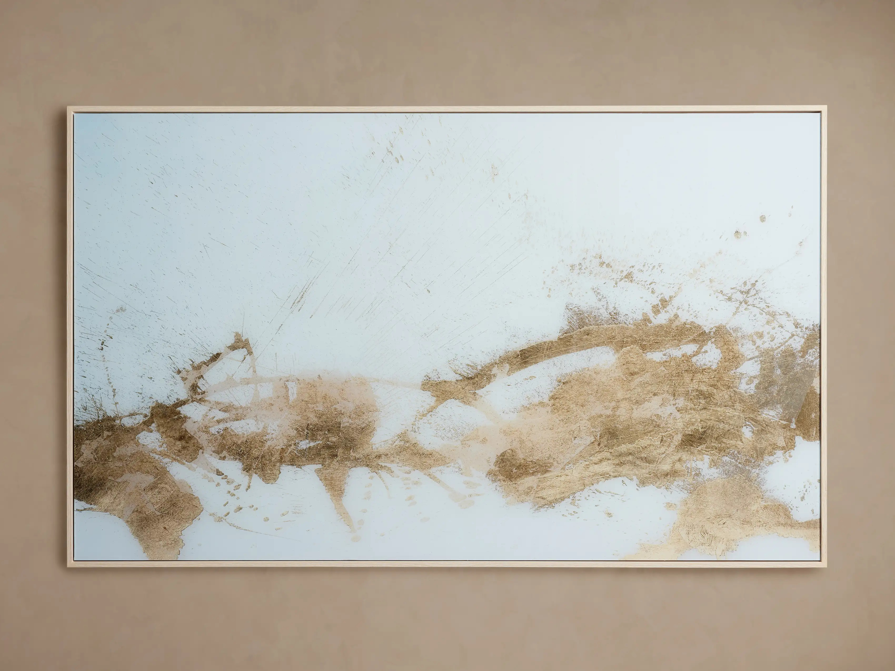 Gold Splash Framed Print | Arhaus