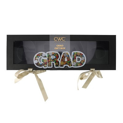 Cook With Color Fillable GRAD Word Food Storage Gift Box Black Glitter | Target