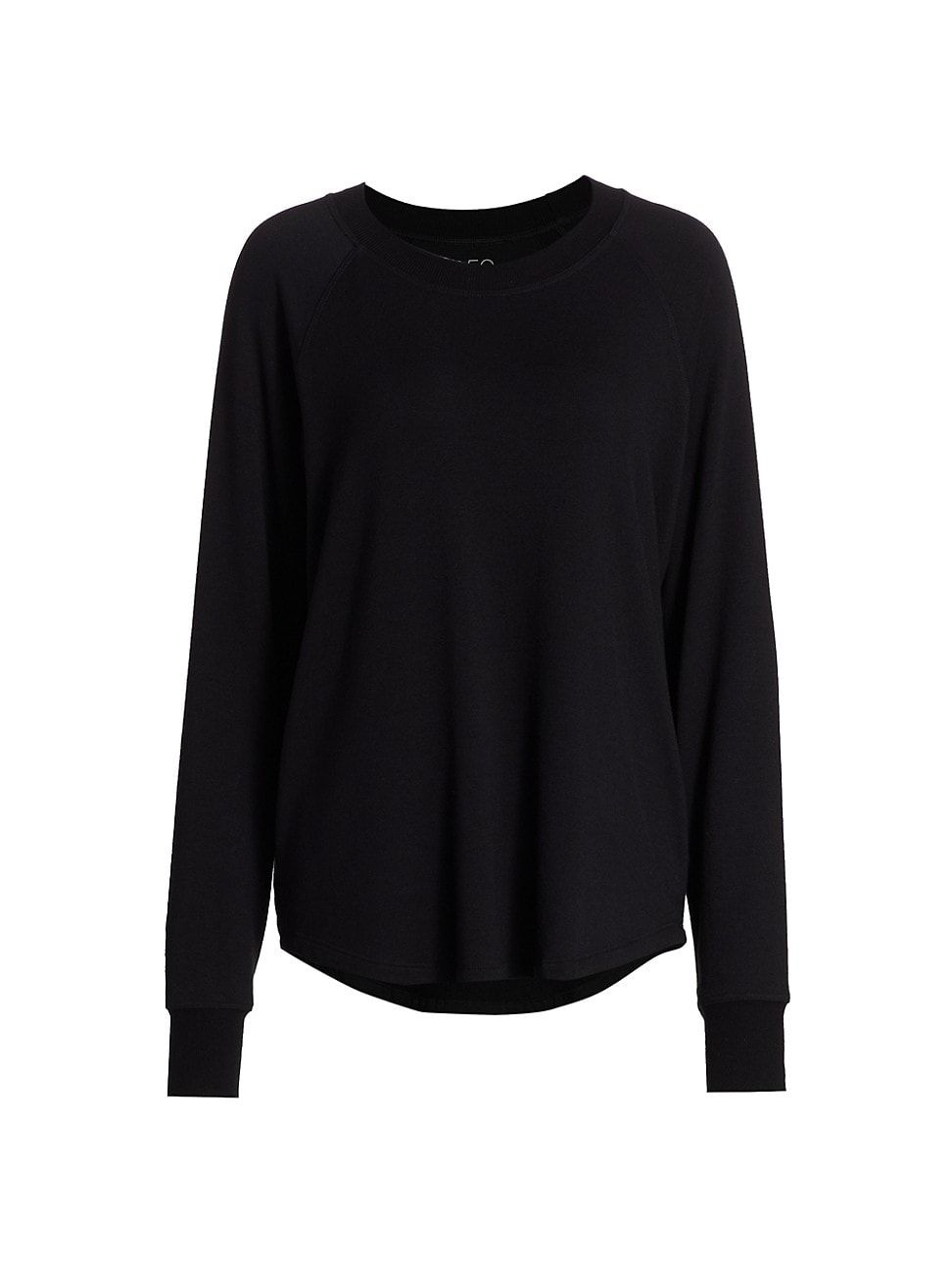 Splits59 Women's Warm Up Fleece Sweatshirt - Black - Size XS | Saks Fifth Avenue