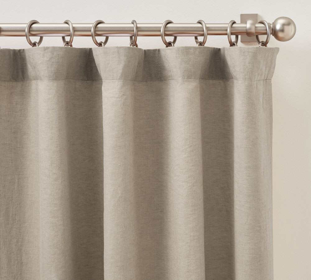 Belgian Flax Linen Curtain | Pottery Barn (US)