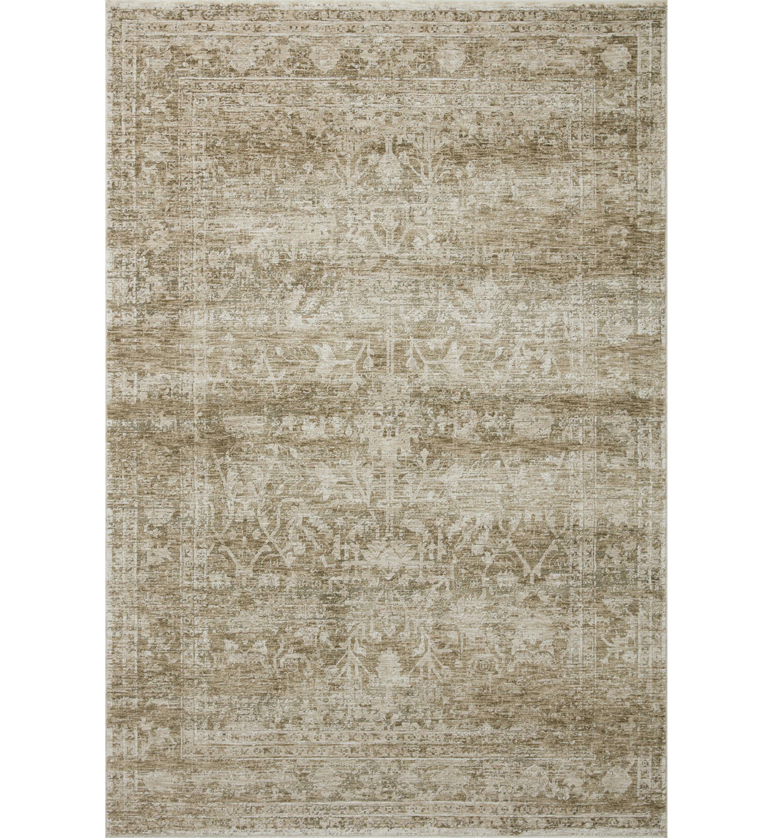 Amber Lewis x Loloi Honora Khaki / Beige Area Rug | Wayfair North America