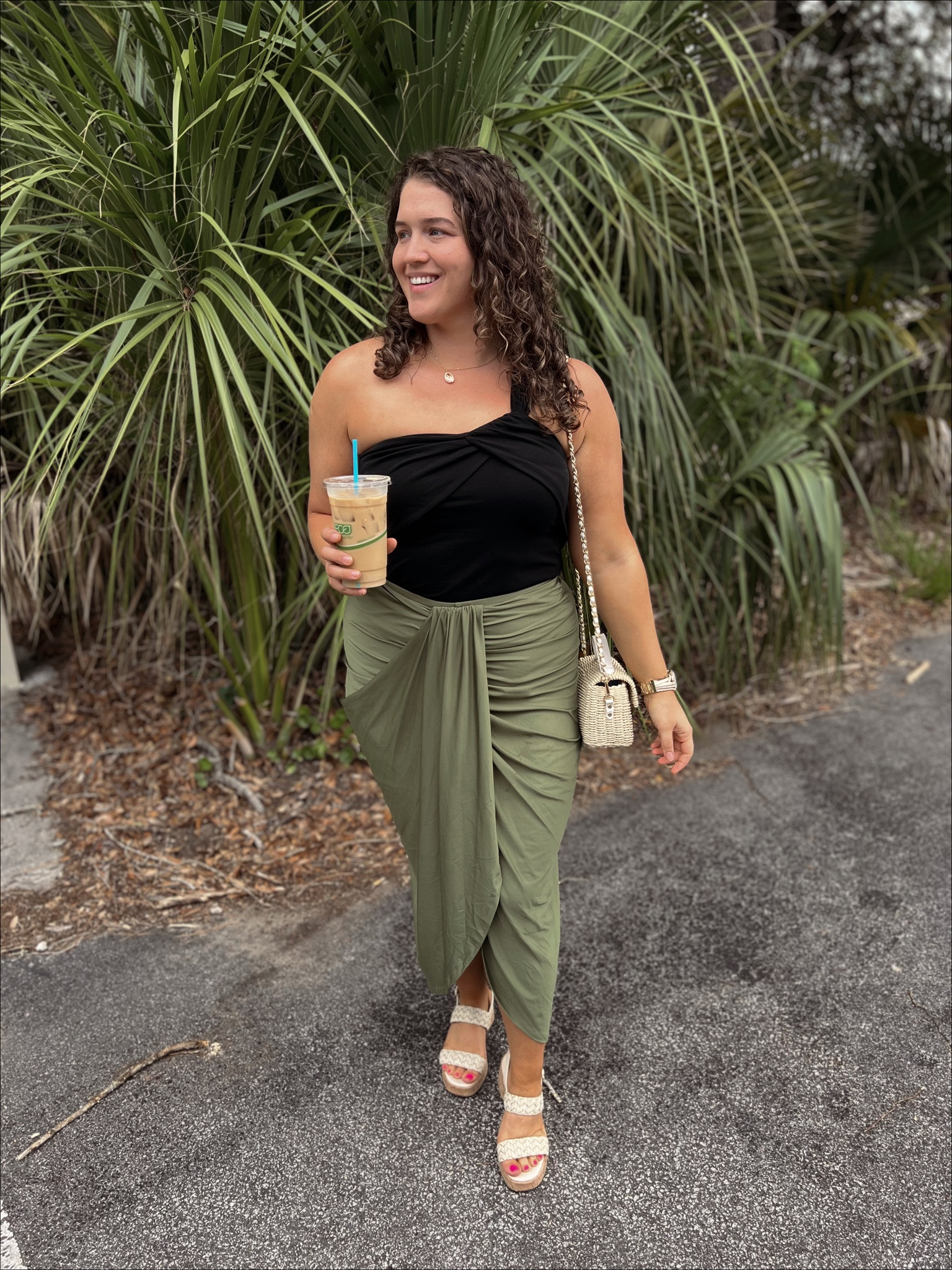Vacation brunch OOTD 🌴🐚🤙🏼 
Top: XL 
Skirt: XL 
#midsizeoutfits #vacationoutfits #resortwear #skirt #boho #affordablefashion #ootd #styleinspo

#LTKstyletip #LTKtravel #LTKcurves
