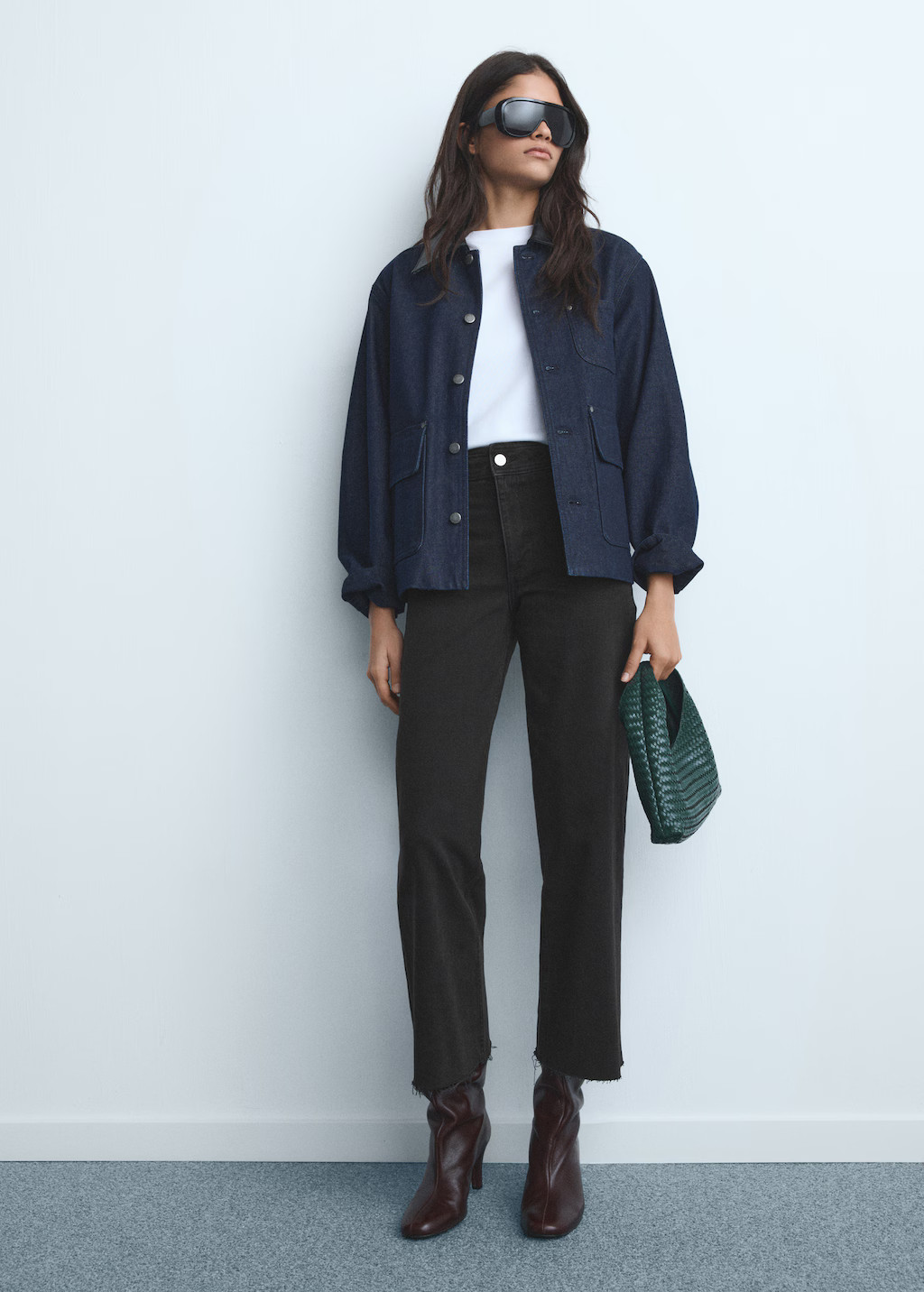 Catherin culotte high-rise jeans | MANGO (UK)