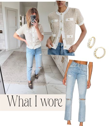 Medium Amazon top 
Jeans true to size 
The Jcrew sweater was $118 now $68 a similar linked also 
#LTKover40 #LTKstyletip

#LTKStyleTip #LTKOver40 #LTKSaleAlert