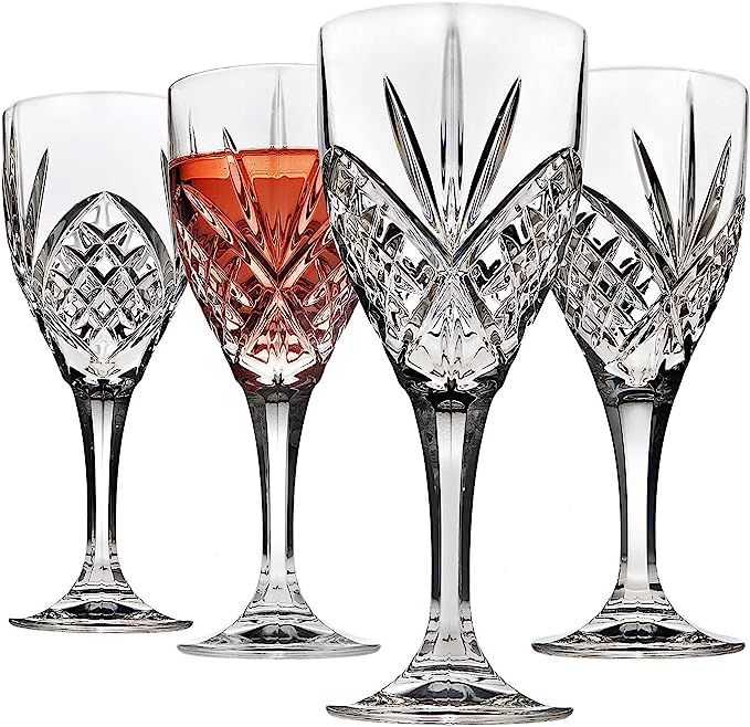 Godinger Wine Glasses Goblets, Shatterproof and Reusable Acrylic - Dublin Collection, Set of 4 | Amazon (US)