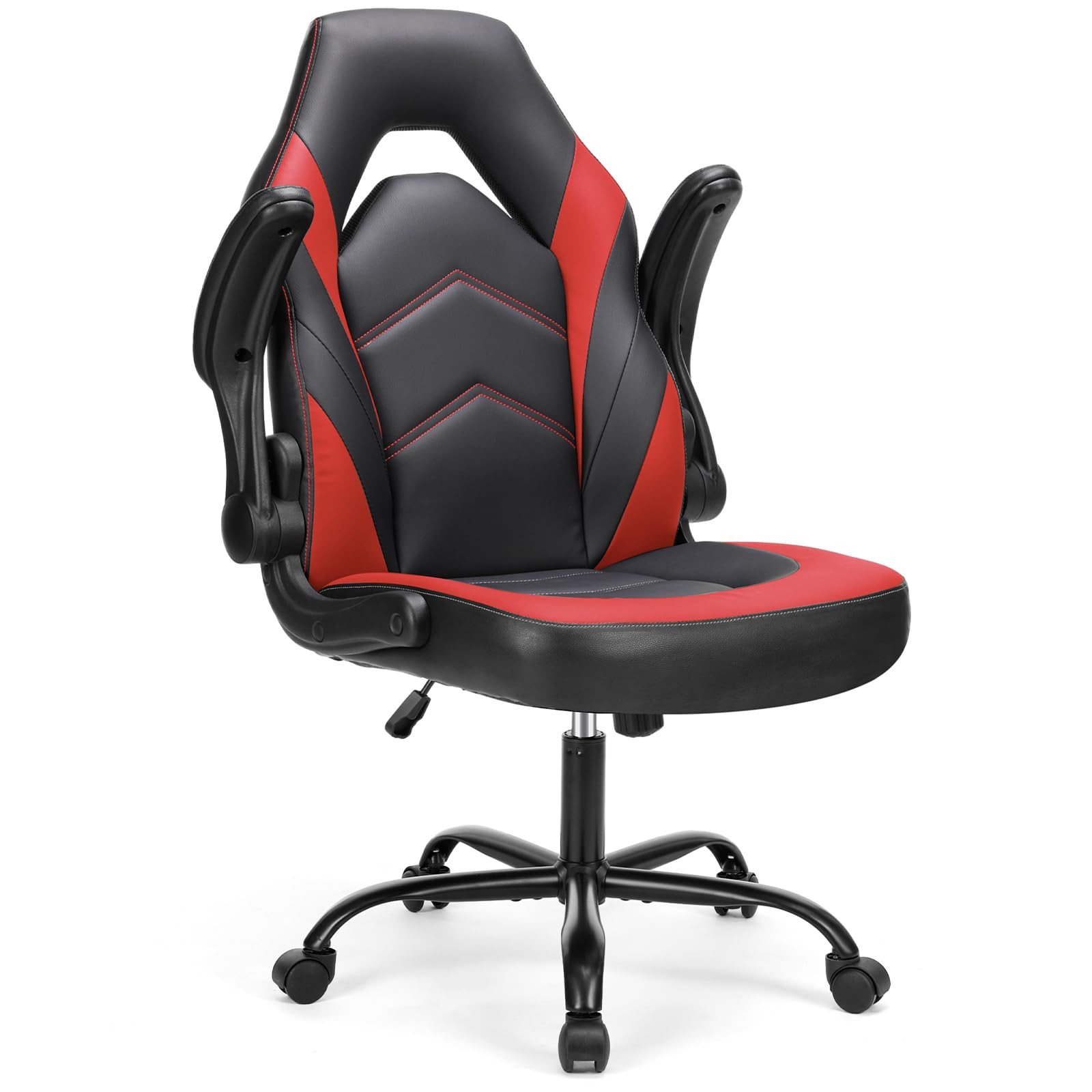 Sweetcrispy Computer Gaming Desk Chair - Ergonomic Office Executive Adjustable Swivel Task PU Lea... | Amazon (US)