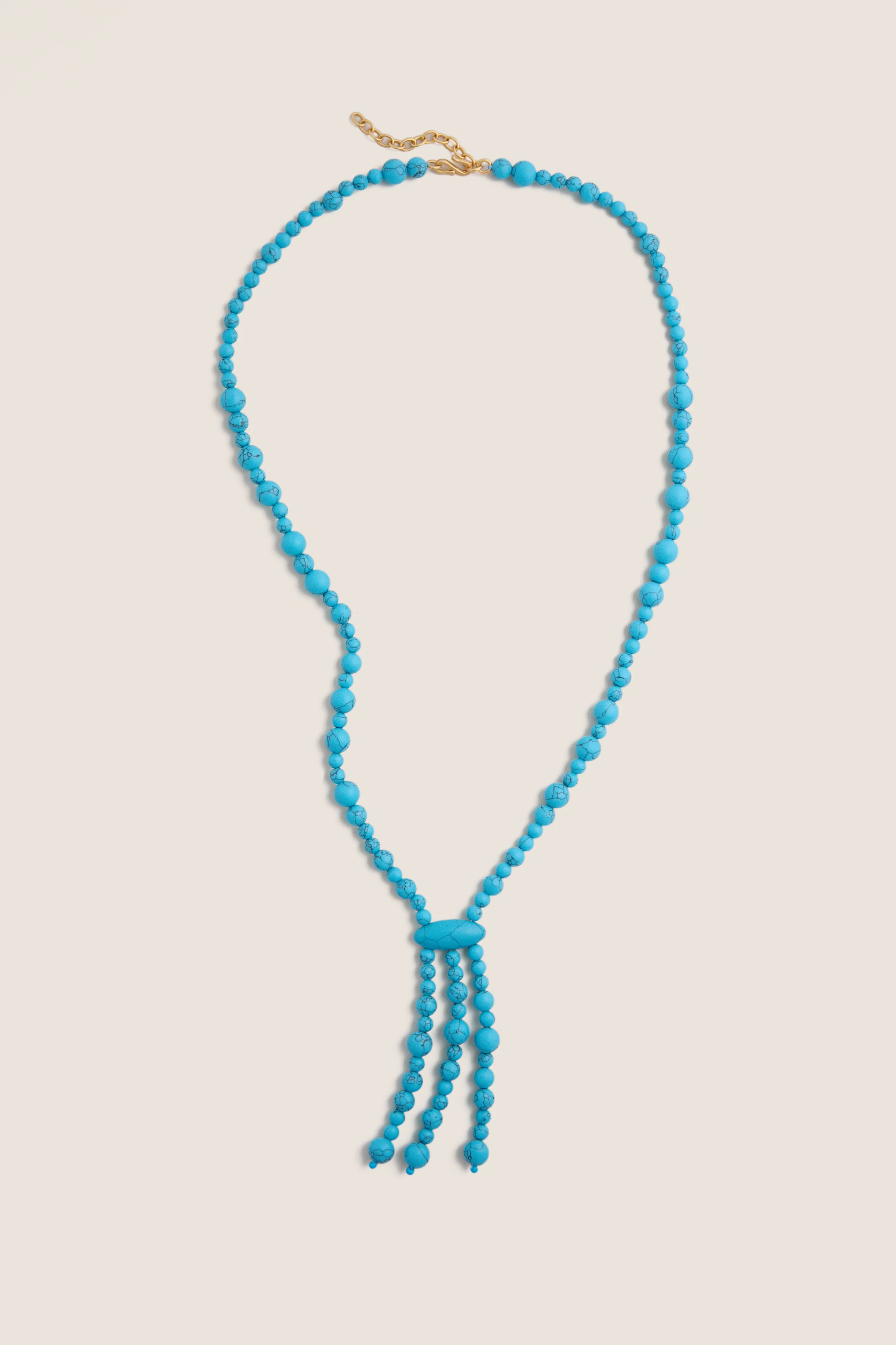 Turquoise Beaded Nelly Necklace | Tuckernuck (US)