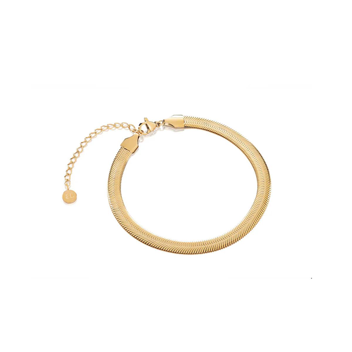 Snake Chain Bracelet (Gold) | Abbott Lyon