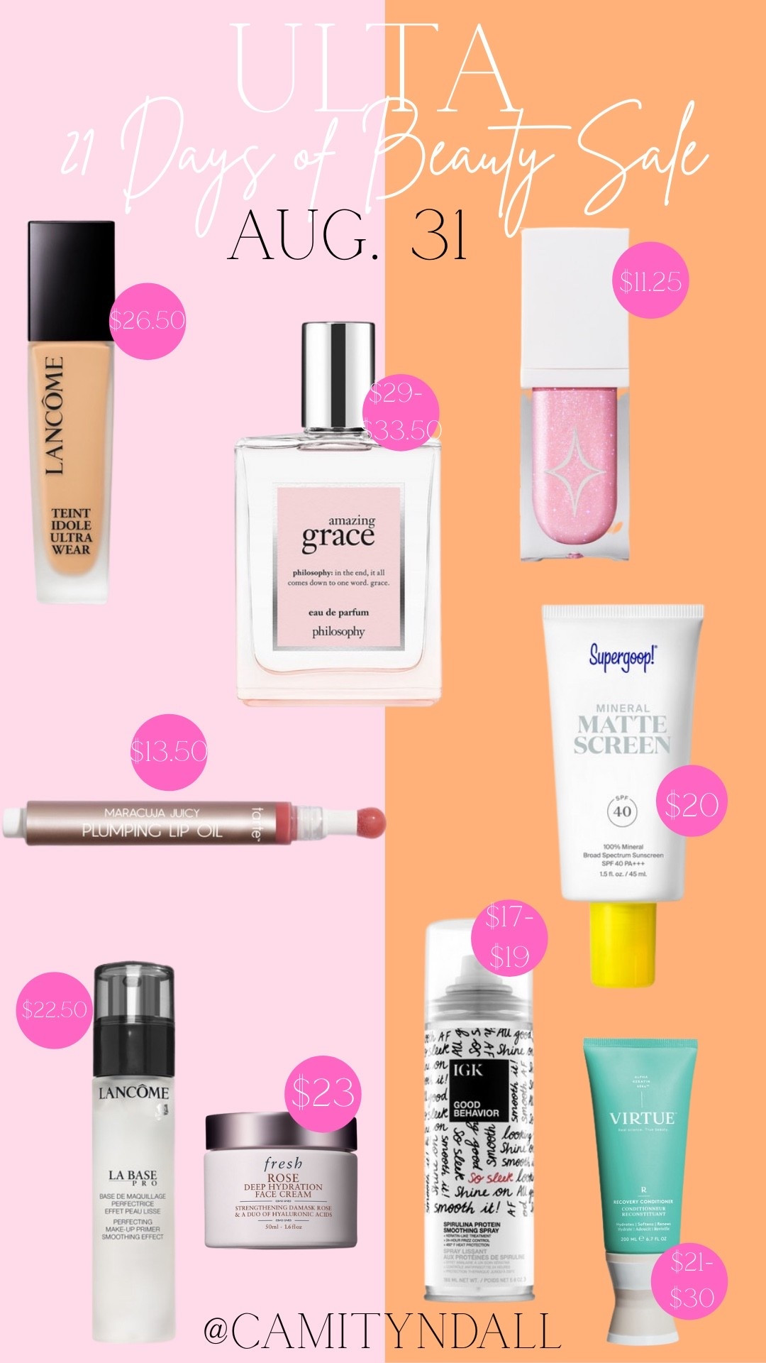 Ulta 21 Days of Beauty sale! Today’s Deals | 50% off! 

#LTKSaleAlert #LTKBeauty #LTKFindsUnder50