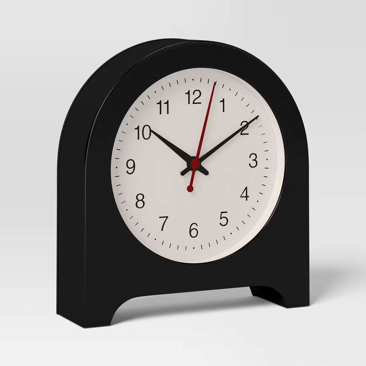 6" Arch Table Clock Black - Room Essentials™ | Target