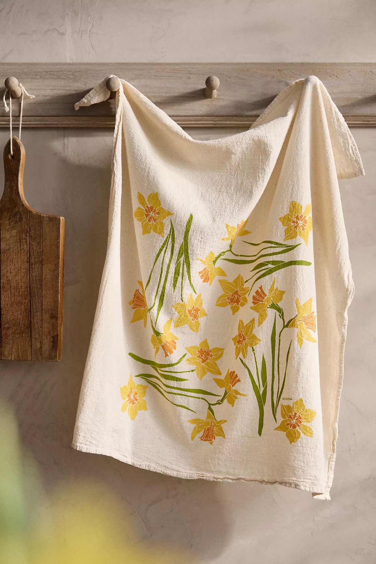 Daffodils Cotton Dish Towel | Terrain