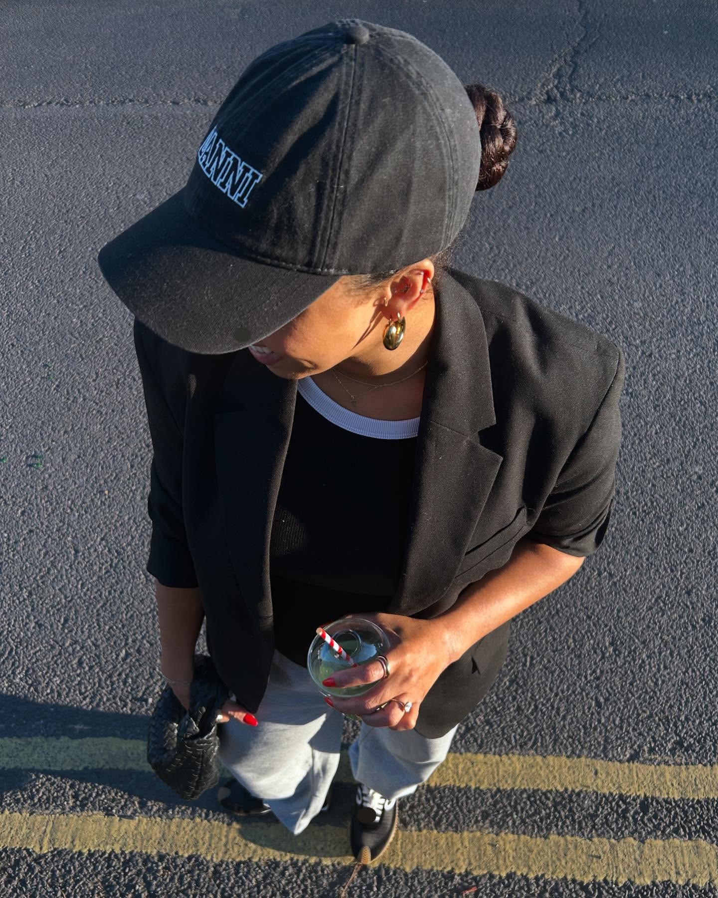 Matcha and yap wearing my latest @tkmaxxuk haul 🧢🧥☀️

AD