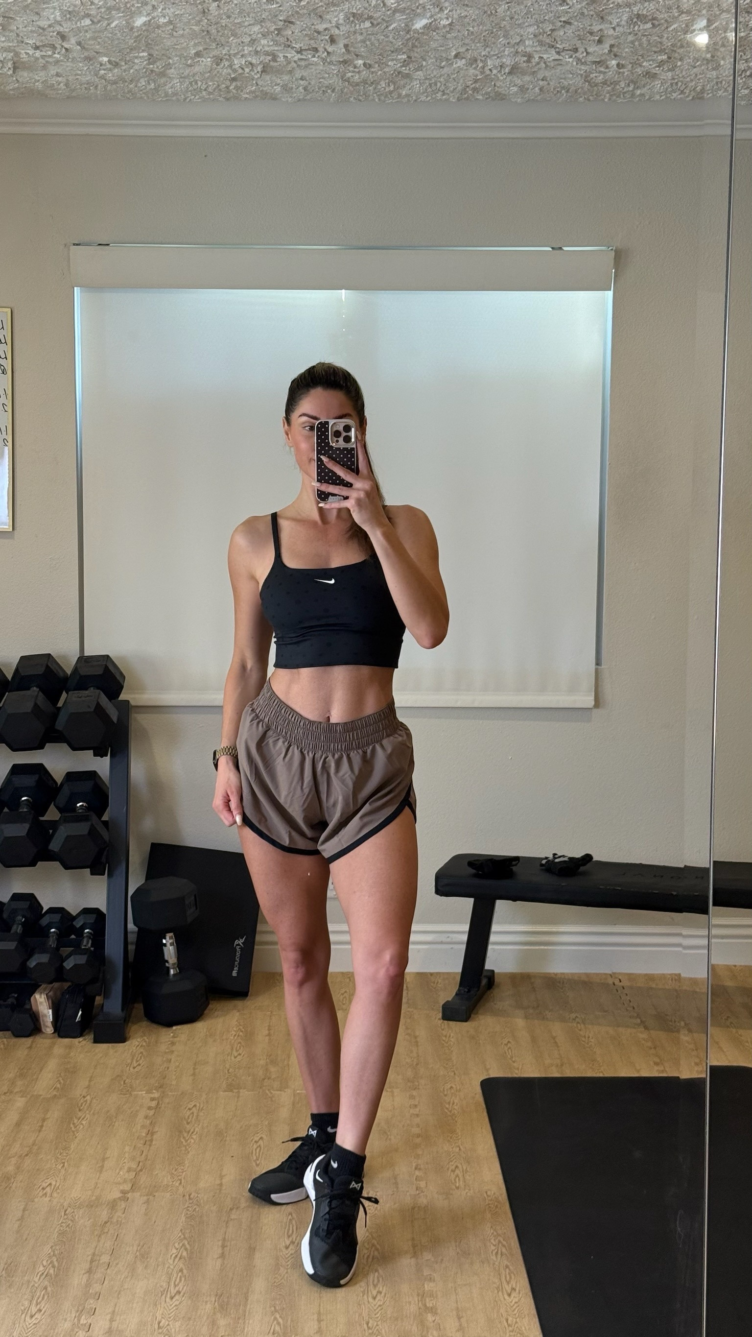 Home workout ootd! Shorts are no longer available so linking similar. 

 #LTKootd #LTKfitnessgoals #LTKActive