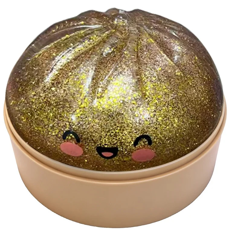 Rare Glitter Dumpling Squishy Toys with Steamer Box, Soft Squeeze Mystery Squishy Balls, Stress R... | Walmart (US)