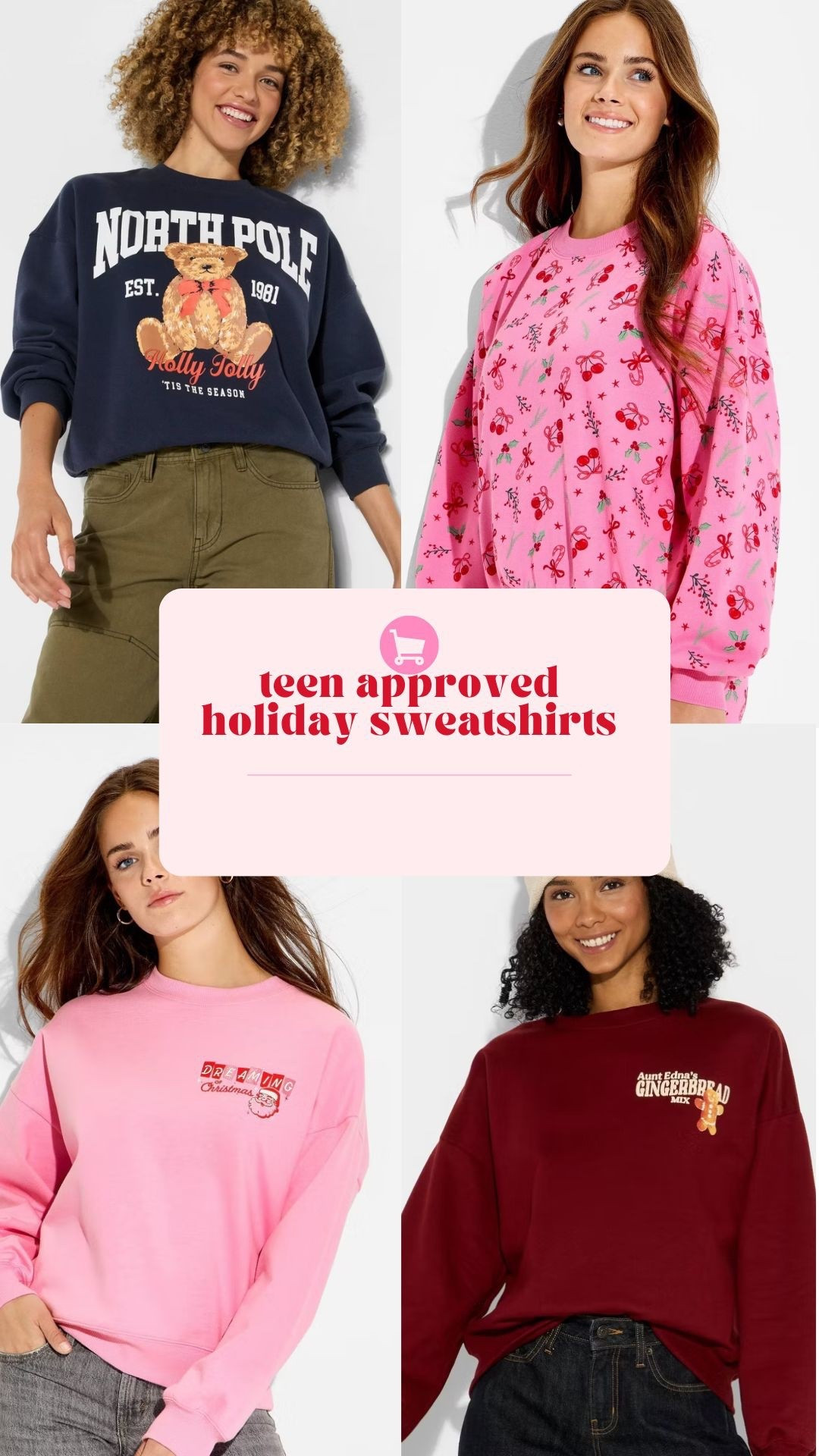 teen approved holiday sweatshirts at Target 

#LTKHoliday #LTKSeasonal #LTKKids