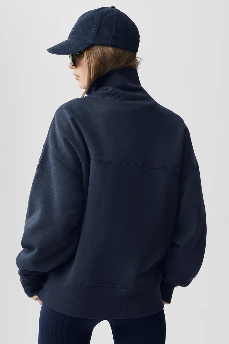 Hazy Mock Neck Pullover | Alo Yoga