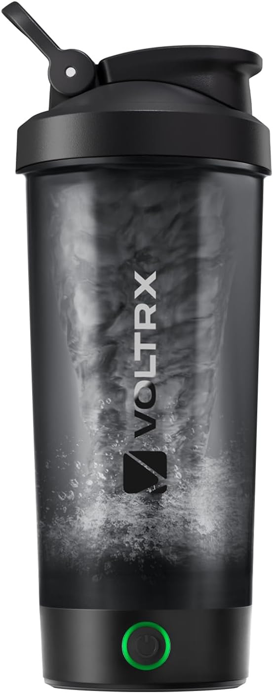 VOLTRX Protein Shaker Bottle, Merger USB C Rechargeable Electric Protein Shake Mixer, Shaker Cups for Protein Shakes and Meal Replacement Shakes, BPA Free, 24oz | Amazon (US)