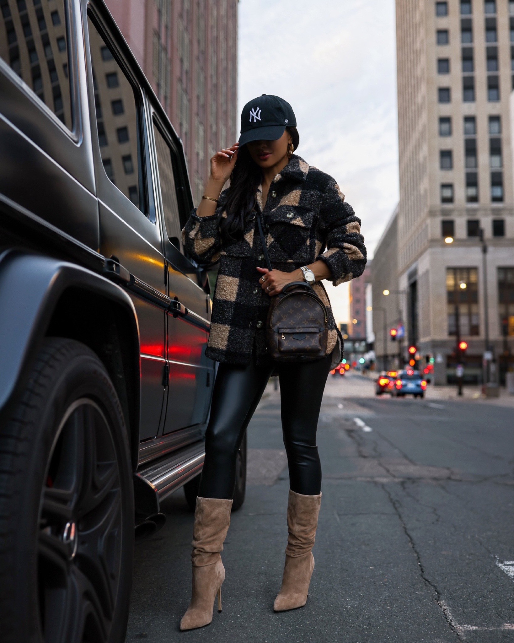 Abercrombie fall outfit ideas 
Plaid shacket wearing an XS on Abercrombie Faux leather pants
Marc fisher slouchy boots 




#LTKsalealert #LTKunder100 #LTKshoecrush