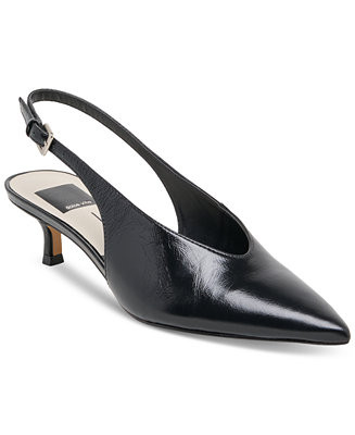 Women's Alenna Kitten-Heel Slingback Pumps | Macy's