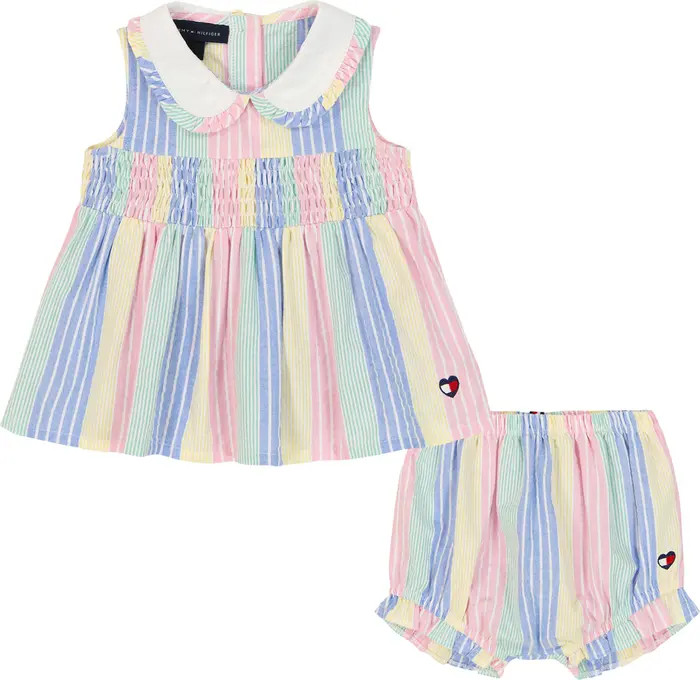Tommy Hilfiger Pastel Collared Dress & Bloomers | Nordstromrack | Nordstrom Rack