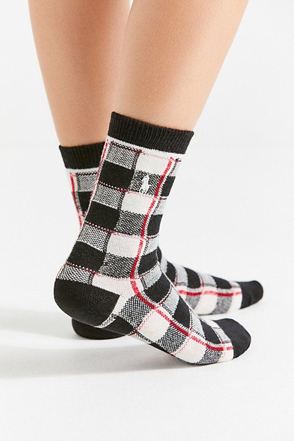 Polo Ralph Lauren Plaid Wool Sock - Black at Urban Outfitters | Urban Outfitters (US and RoW)