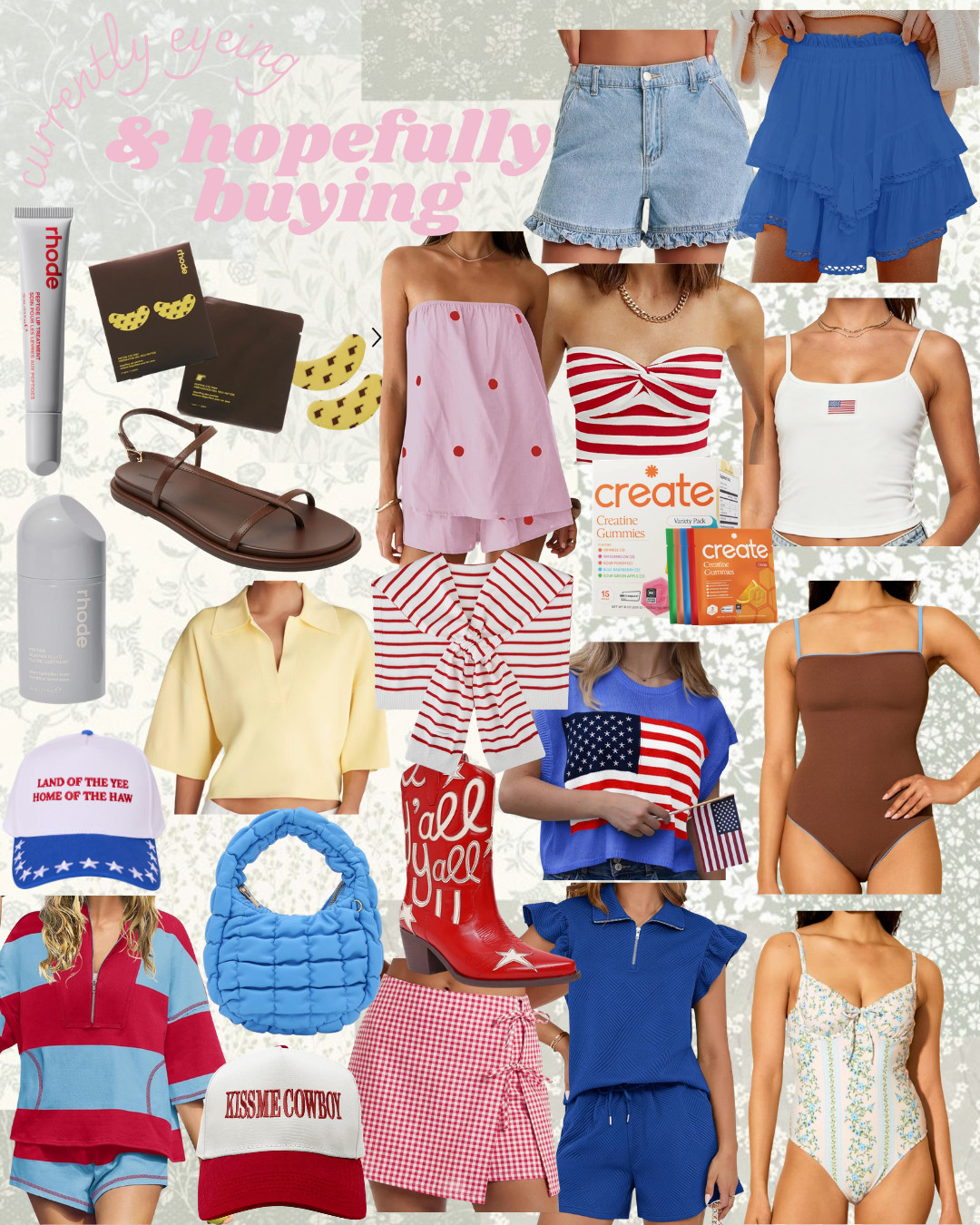 Patriotic style is the top thing I am shopping for right now! 

 #LTKootd #LTKmomlife #LTKSeasonal