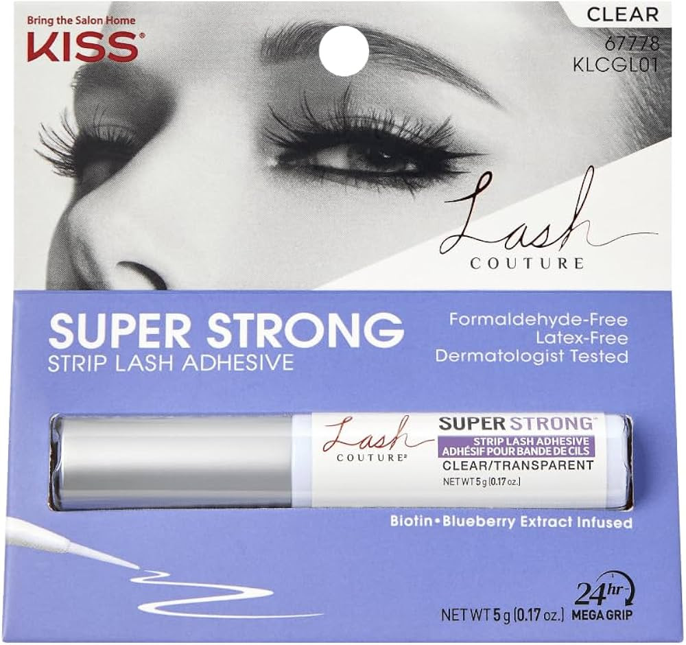 KISS Lash Couture, Lash Glue, Super Strong Strip Lash Adhesive, White, Includes Lash Adhesive, Lo... | Amazon (US)