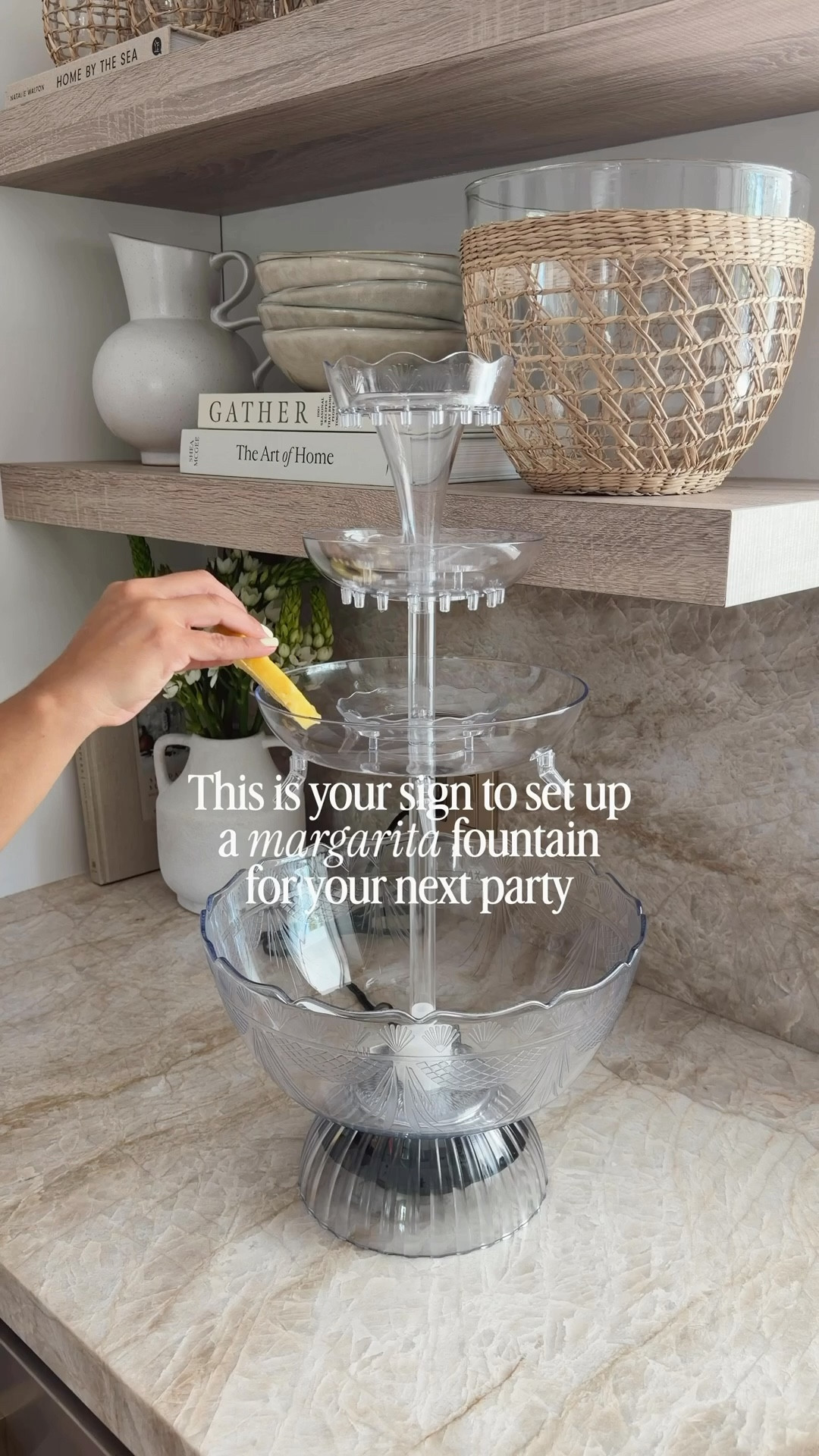 The ultimate hosting hack = a self-serve margarita moment 🍋‍🟩 comment MARG & I’ll send over the links! 

Skip playing bartender & pour your fav margarita into your drink fountain, and let guests serve themselves.

Add garnishes straight into the fountain for a little extra something & keep everything ICE cold before pouring

You may never want to serve margs any other way again 😅

#outdoorhosting #hostinghack #margarita #summercocktail #summerhosting #summerparty #summerbarcart #summerpoolparty #summer #marg #cocktailfountain #margaritafountain #amazon #amazonhome #amazonfind 

#LTKfoodie #LTKSeasonal #LTKHome