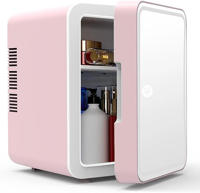 i·cookmix Mini Refrigerator Skin Care Fridge, Cosmetic Storage with Mirror and Lamp Beauty Refri... | Amazon (US)