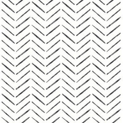 NuWallpaper Black Holden Peel and Stick Wallpaper: Removable Vinyl, Self-Adhesive Abstract Design, 20.5" x 216" | Target