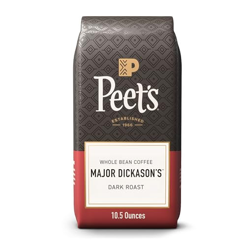 Peet's Coffee Whole Bean Coffee, Dark Roast, Major Dickason's, 10.5 Ounces | Amazon (US)