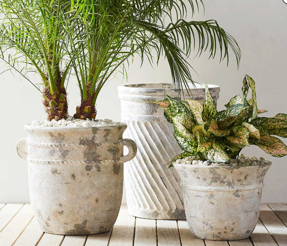 Eclectic Villa Outdoor Planters outdoor patio home decor planters potted plants summer home spring time front porch  

 #LTKHome