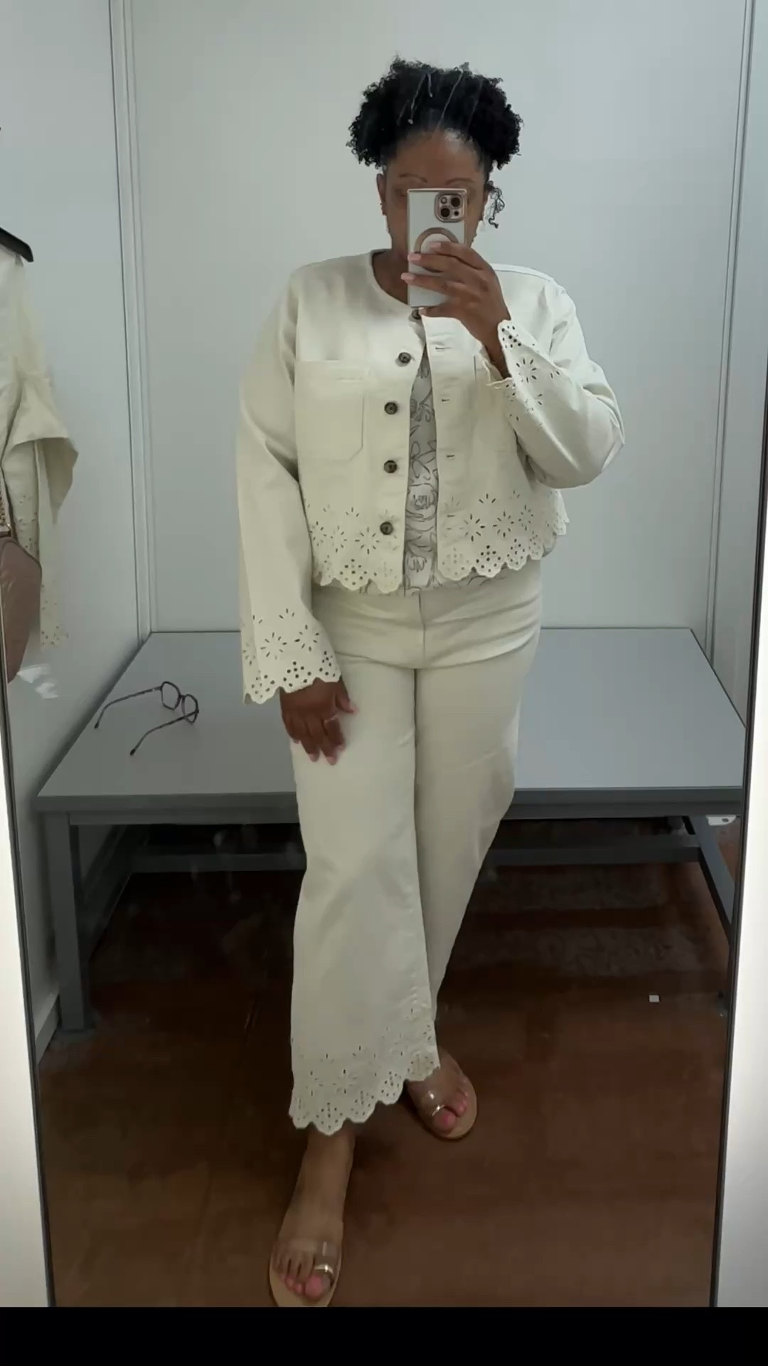 Spring outfit. I love a two piece set, this also comes in blue denim 

#LTKMidsize #LTKgrwm #LTKootd