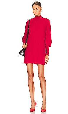 Amanda Uprichard Noemi Dress in Scarlet from Revolve.com | Revolve Clothing (Global)