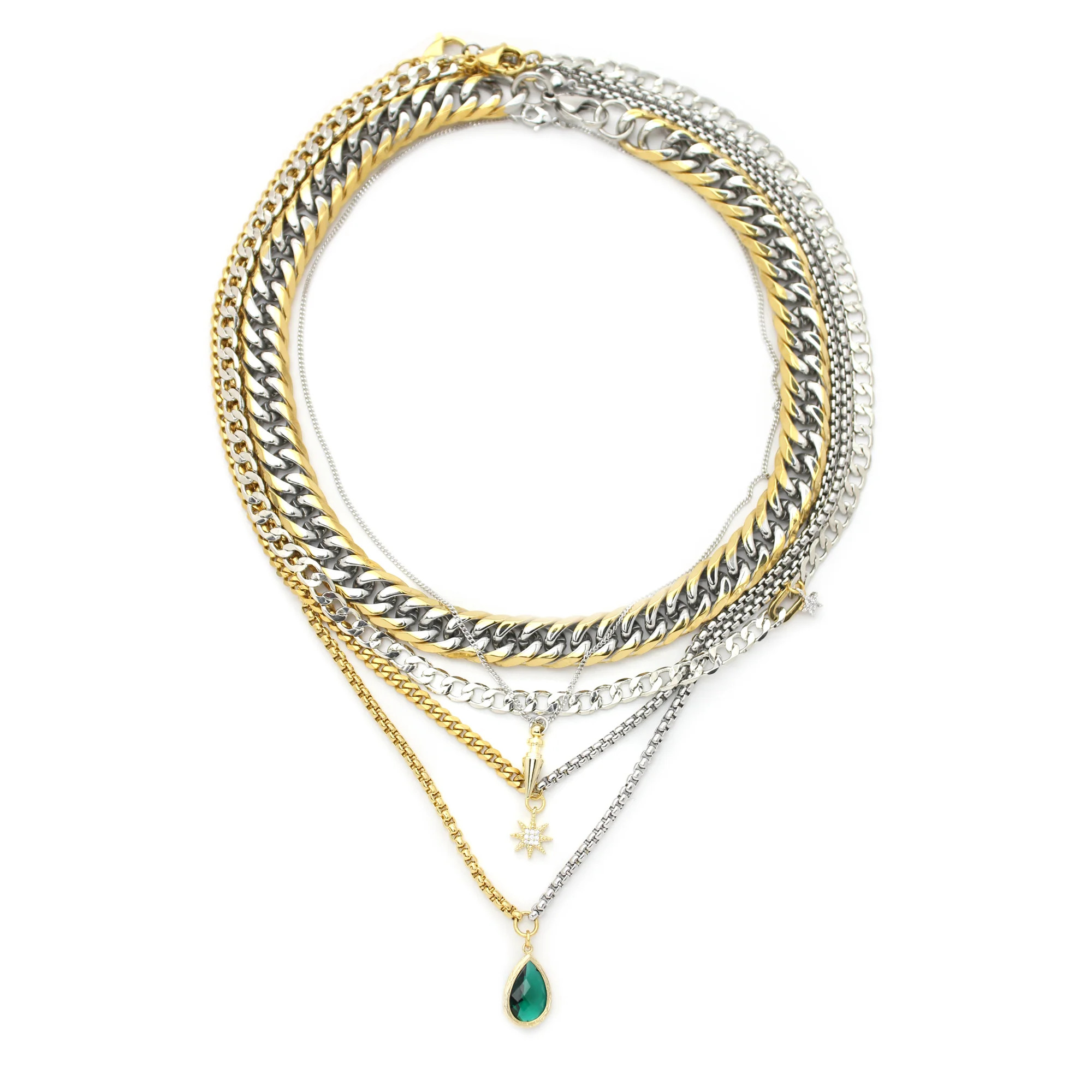 CAMALEON LAYERED NECKLACE SET | Artizan LLC