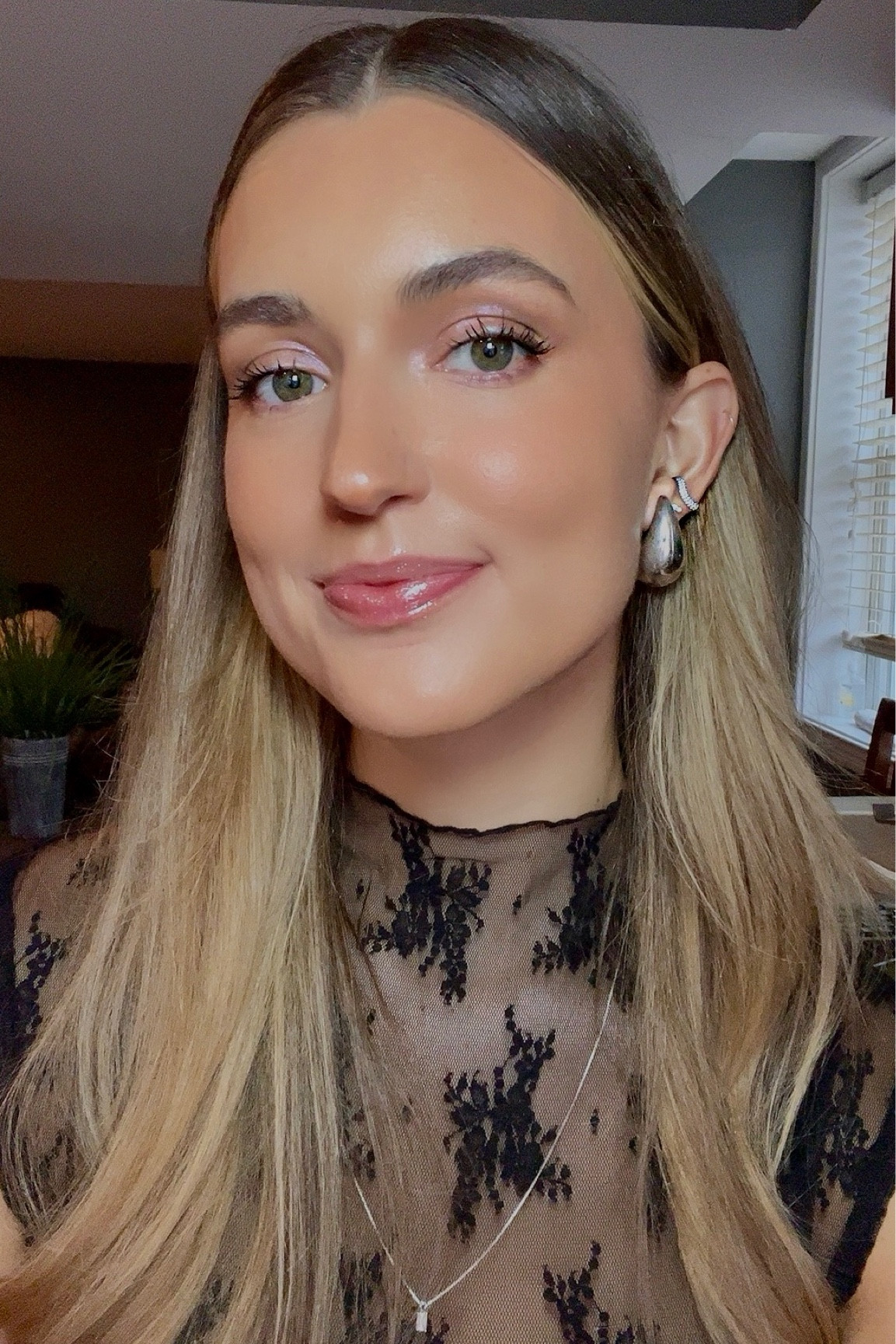 FAVORITE Shimmer gloss, earrings and top 🖤

#LTKbeauty #LTKsalealert #LTKparties