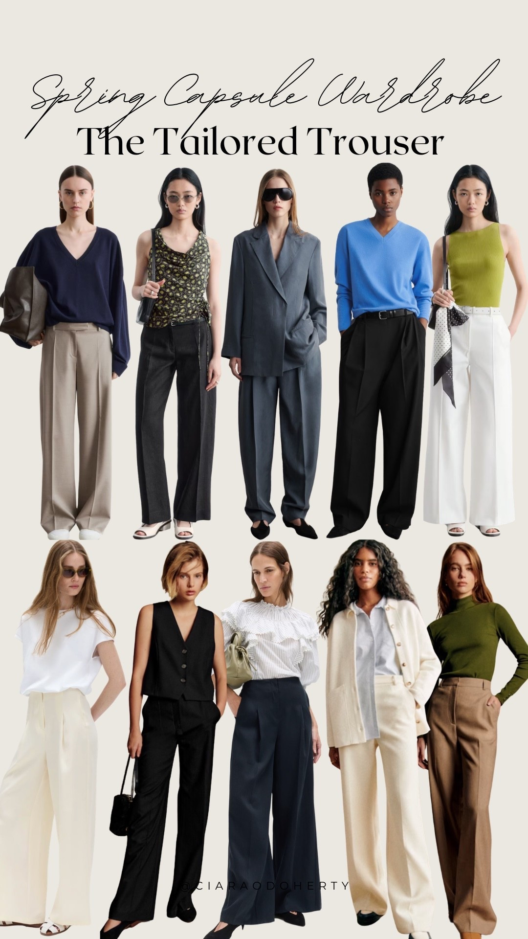Spring Capsule Wardrobe: The Tailored Trouser

Next, Sezane, & other stories, m&s, h&m, arket, mango, cos, Zara, tailored trousers, spring new in

#LTKireland #LTKeurope #LTKspring