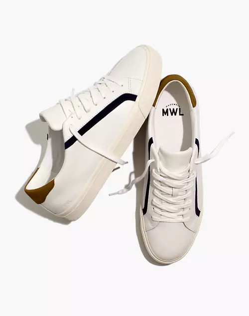 Sidewalk Low-Top Sneakers in Leather | Madewell