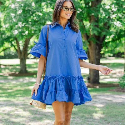 In A New Light Blue Dress | The Mint Julep Boutique