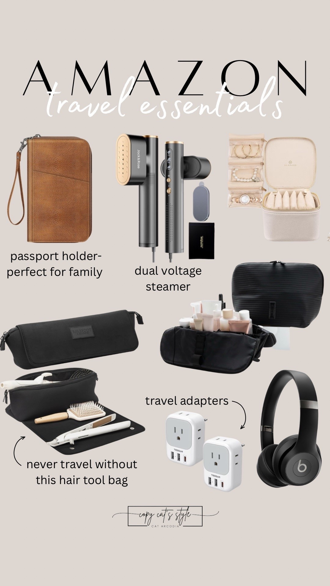 All my favorite travel accessories! Amazon travel essentials.

#LTKTravel