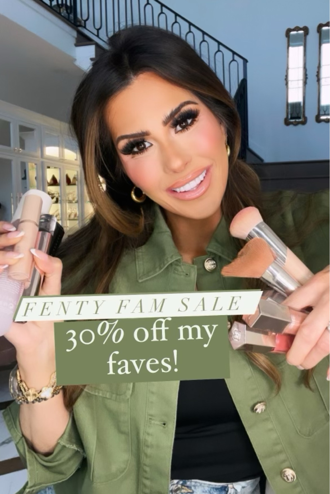 Use code EMILY30 for 30% off! 
Shades:
-Gloss Bomb: Fu$$y & $weet Mouth 
-Bronzer: Coco Naughty 
-Blush: Bikini Martini & Petal Poppin 
- Body Sauce: Agave Spice 