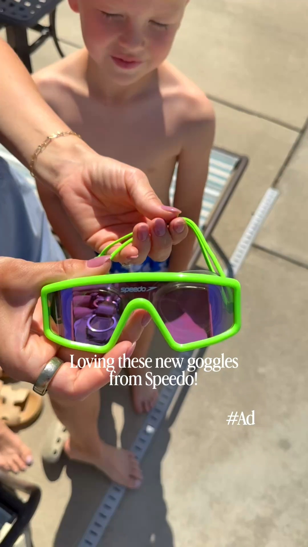 #AD Grabbed some new @speedo goggles from @target to use at our neighborhood pool! We love the adjustable strap option. #summerofspeedo #targetpartner #gofullspeedo

#LTKSwim #LTKActive #LTKSeasonal
