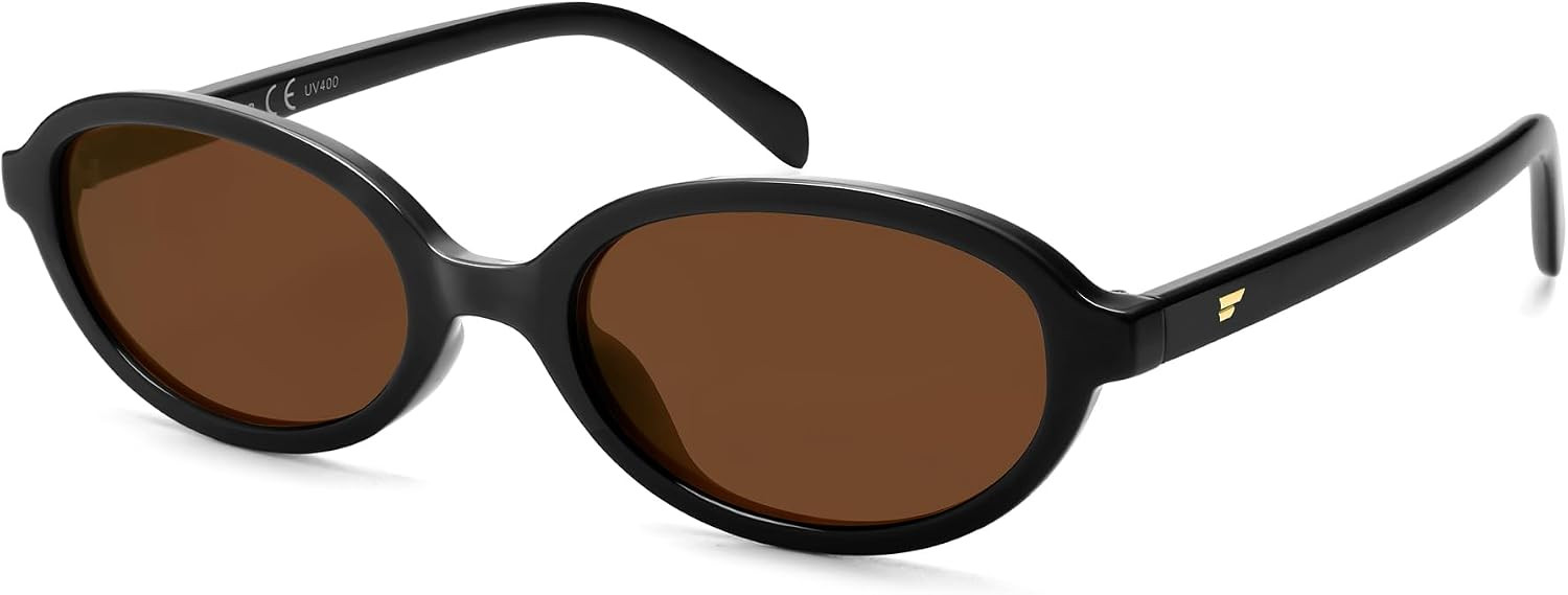 VANLINKER Retro Oval 90s Polarized Sunglasses for Women VL9890 | Amazon (US)