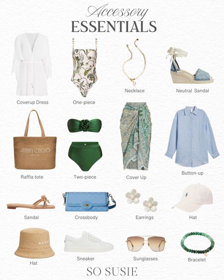 Summer accessory essentials! 

#LTKSeasonal #LTKStyleTip #LTKOver40