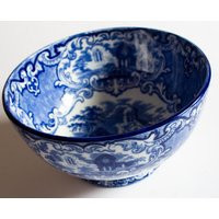George Jones ""Abbey' Blue & White Transferware Bowl | Etsy (US)