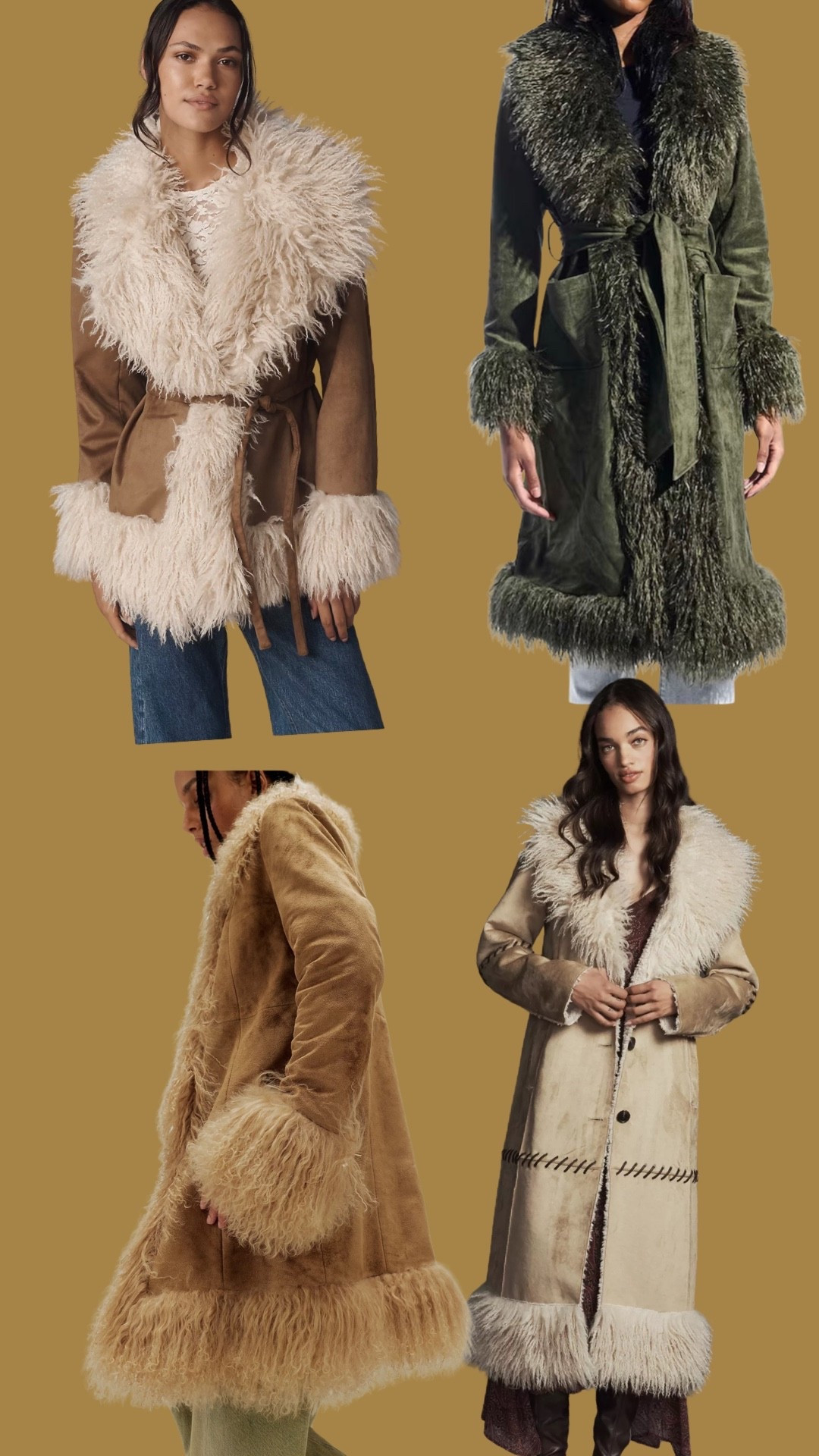 Trending faux fur coats // 70s style retro vintage jacket 

#LTKStyleTip #LTKHoliday #LTKSeasonal