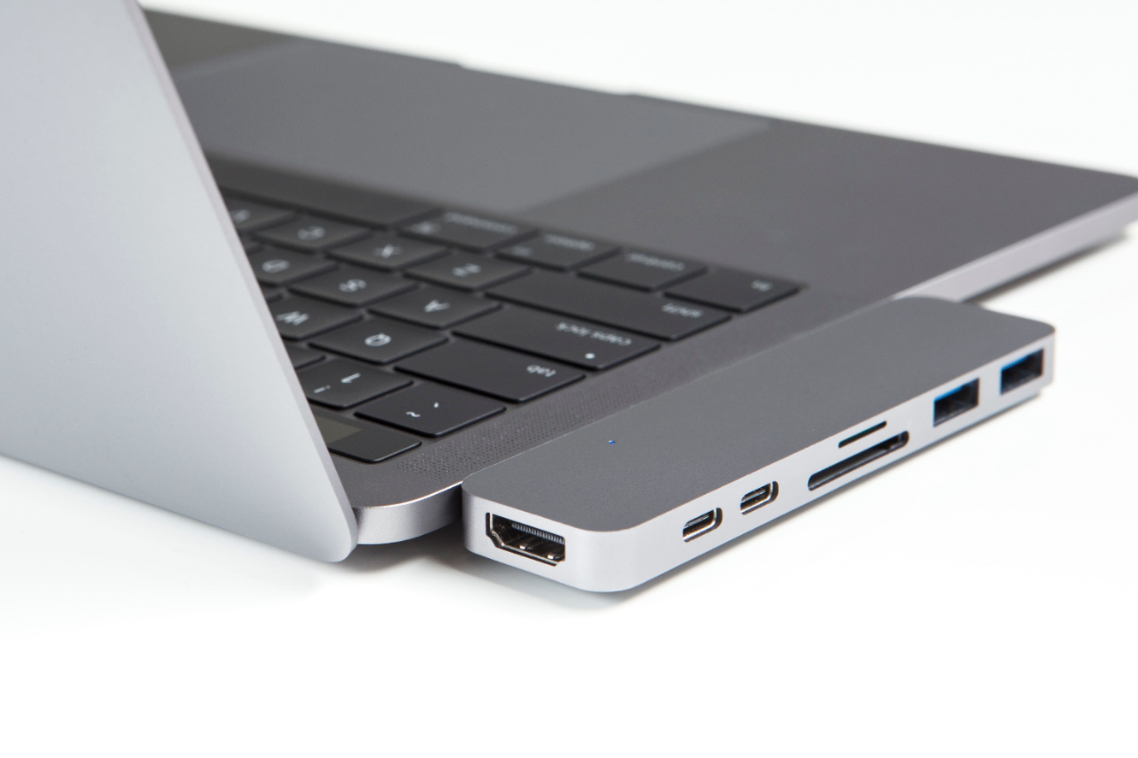 HyperDrive USB Type-C Hub for Select Apple MacBook Laptops Space Gray GN28B-GRAY - Best Buy | Best Buy U.S.